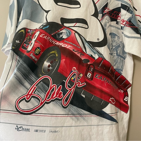 Dale Earnhardt Jr. All Over Print Front and Back Graphic Tee Size Medium - Picture 3 of 11
